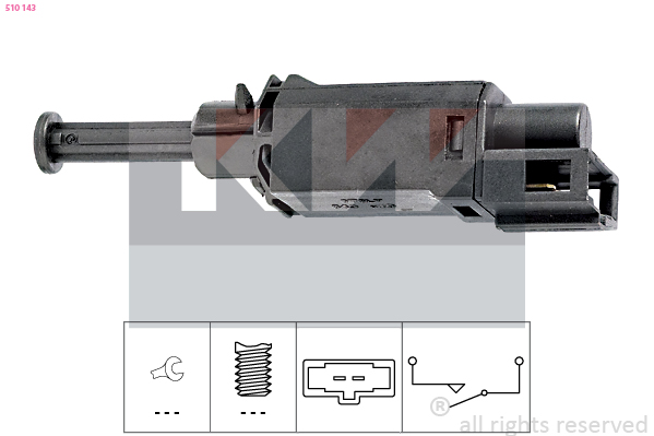 Switch, clutch control (cruise control) KW